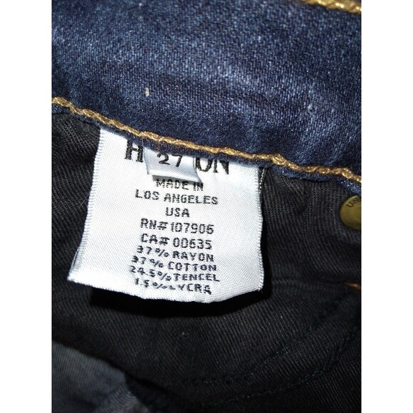 Hudson Nico Midrise Super Skinny Jeans Womens 27 - Picture 9 of 10